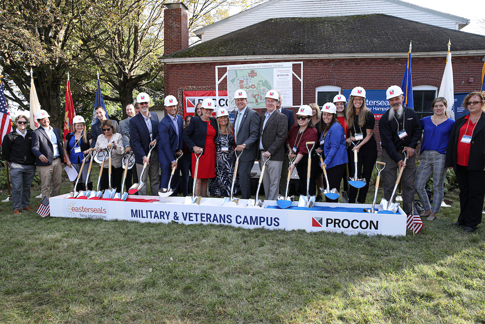 First of its kind: Easterseals NH and PROCON Breaks Ground on Military & Veterans Campus